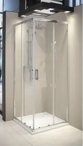 Funkia EVO szögletes zuhanykabin 80x90