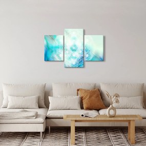 Kép - Merkaba türkiz háttérrel (90x60 cm)