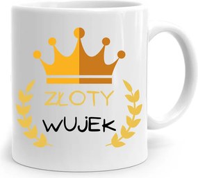 Ajándék Bögre Bácsinak Arany Bácsi nyomott mintával