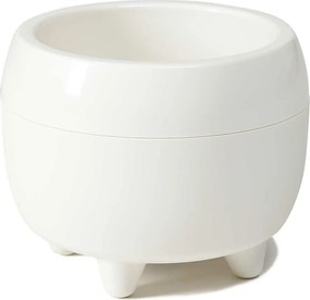 Nagy Kerek Virágtartó Lábakkal krémszínű elegáns nappali virágtartó 30xh24 cm