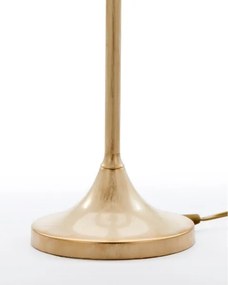 Brilagi - Asztali lámpa SAPHIRE 1xE27/15W/230V krémszínű/arany/patina