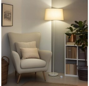 Brilagi - LED állólámpa CERIA 1xE27/40W/230V Ø 45 cm bézs/fehér