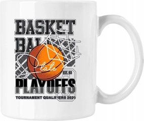 Kosárlabda bögre Divatos Fehér 330ml