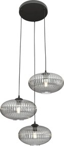 Emibig modern függeszték coco fekete grafit emi1377/3prem