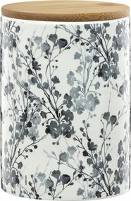 Tuvo Virágos Konyhai Tartály Bambusz FEDÉLLEL1100 ML Ambition