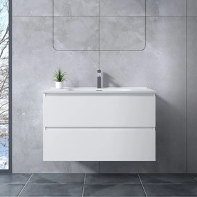 Catania || White fürdőszoba szekrény mosdóval 70cm