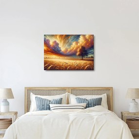 Kép – Fa a mezőn (70x50 cm)