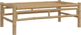 vidaXL bambusz kerti dohányzóasztal 100 x 55 x 33 cm