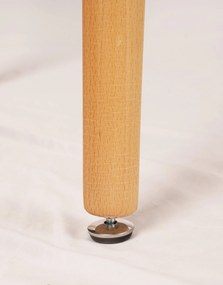 Akció Fehér étkezőasztal BERGEN 140x80 cm III. osztály