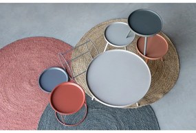 Ivar szürke tárolóasztal, ø 40 cm - WOOOD