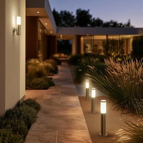 BRILAGI - ELIA LED kültéri lámpa 1xE27/7W/230V 4000K IP44 50 cm króm