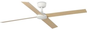 FARO 34355WT - Mennyezeti ventilátor RUDDER L fehér/bézs átm. 132 cm WT + távirányító