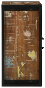 Fürdőszoba Fali Szekrény Többszínű 40x30x60 cm Tömör Fa Újrahasznosított