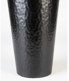 Fekete acél magas váza (magasság 49 cm) Dunja – White Label