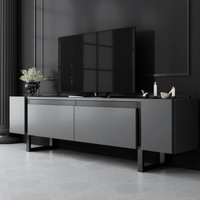 TV szekrény Yildiz - Anthracite, Black