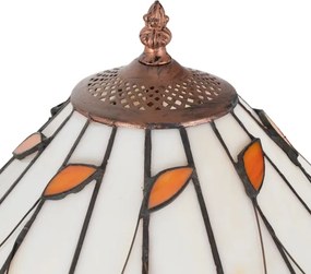 Brilagi - Tiffany vitrázs állólámpa FOLIA 2xE27/60W/230V