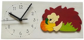 Sünis óra fából , szürke hátlappal