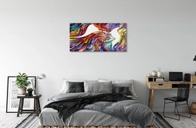 Üvegképek Színes kép arcok 100x50 cm