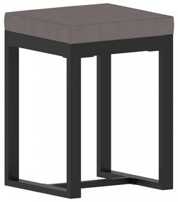 9 részes antracitszürke kerti polyrattan ülőgarnitúra párnákkal