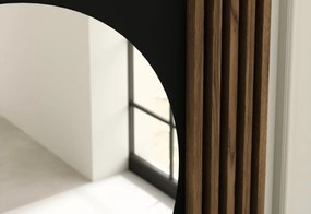 RATINA sminkasztal, 85x155x60, artisan tölgy/fekete matt