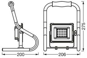 Ledvance - R-STAND LED reflektor 10W 5V 2200 mAh IP44