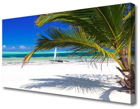 Canvas kép Palm Beach Landscape 125x50 cm