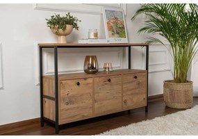 Solace Atlantic Pine and Black szekrény