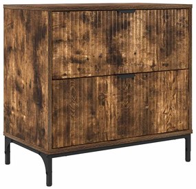 Éjjeli asztal fiókkal Füstölt tölgy 63.5 x 36 x 61 cm Faanyag