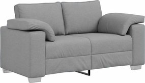 vidaXL Kanapé Világosszürke 160 x 80 x 82 cm szövet