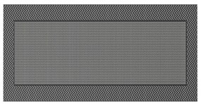 Kültéri Szőnyeg ARAKIL Fekete és szürke 300 x 600 cm PP