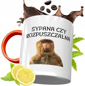 Narancssárga Bögre Vicces Janusz Hordozó Ajándék fényképes nyomtatással