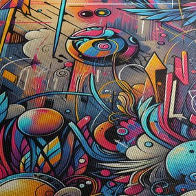 Kép - Színes graffiti (90x60 cm)