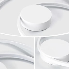 Brilagi - dimmelhető LED mennyezeti lámpa TWISTER LED/48W/230V, Ø 50 cm, fehér + távirányító