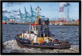 Poszterek keretben 60x40 Tengeri vontatóhajó