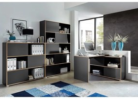 Íróasztal tölgyfa dekorral 120x120 cm Slide - Germania