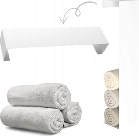 Fürdőszobai Törölközőtartó Aura Fém Függőleges Fehér Ipari Pl Márka