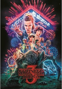 Stranger Things Starcourt Mall 1000 db-os Compact puzzle Clementoni