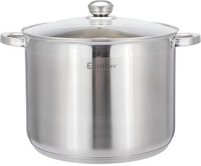 Magas Acél Bogrács Fazék 32cm 16,5L Indukciós