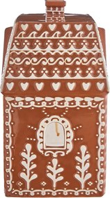 GINGERBREAD kerámia mézeskalács ház 24 cm