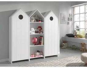 Fehér nyitott gyerek ruhásszekrény 173x171,5 cm CASAMI – Vipack