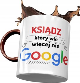 Bordó bögre A Pap Többet Tud, mint a Google Fotónyomtatással