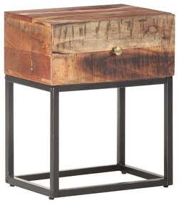 nyers akácfa éjjeliszekrény 40 x 30 x 50 cm