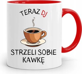 Dja Zene Bögre Piros Lövöldözős Kávé Nyomtatott Fényképpel