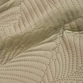 Levélmintás ágytakaró 260x240 cm, menta zöld - BAIKAL