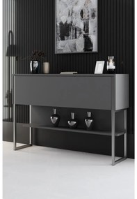 Konzolasztal Luna 4 (ezüst + antracit) . Akció -23%. 1102311