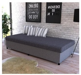 CORY kárpitozott ágy tárolóval 80x200 szürke