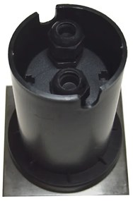 Kültéri 1xGU10/35W/230V IP44 matt króm lámpatest