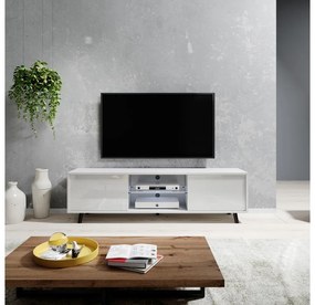Tv szekrény/asztal Leiros (világítással) (fehér). 1098628