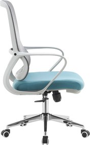 Irodai szék, szürke/kék, FOSTER TYP 2