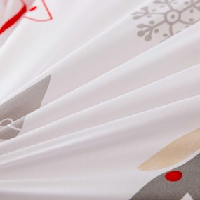 Mikroszálas ágyneműhuzat JINGLE fehér Ágyneműhuzat mérete: 70 x 90 cm | 140 x 220 cm